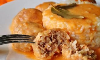 Gehaktballen zoals in de kleuterschool met jus - 5 recepten met foto's stap voor stap