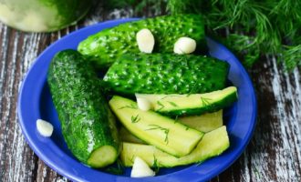 Instant krokante licht gezouten komkommers, classic