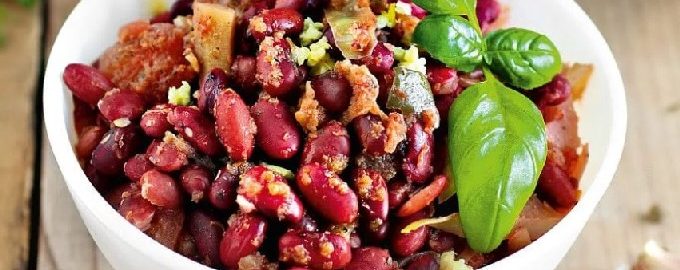 Klassieke rode bonen lobio