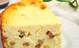 Lush curd ovenschotel met griesmeel in de oven