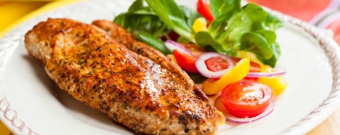 Oven gebakken kalkoenfilet