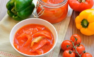 Paprika en tomatenlecho voor de winter