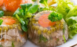 Gelei kip met gelatine