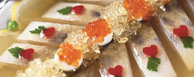 Geleivis met gelatine