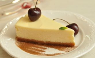 Huisgemaakte klassieke cheesecake