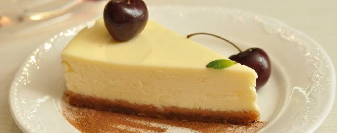 Huisgemaakte klassieke cheesecake