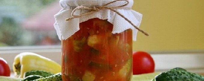 Komkommerlecho voor de winter