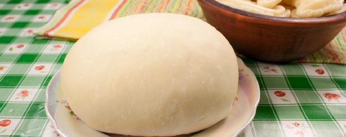 Deeg voor dumplings met aardappelen